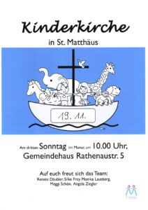Plakat Kinderkirche 18.11.