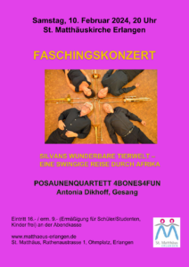 end_Faschingskonzert Plakat_2024