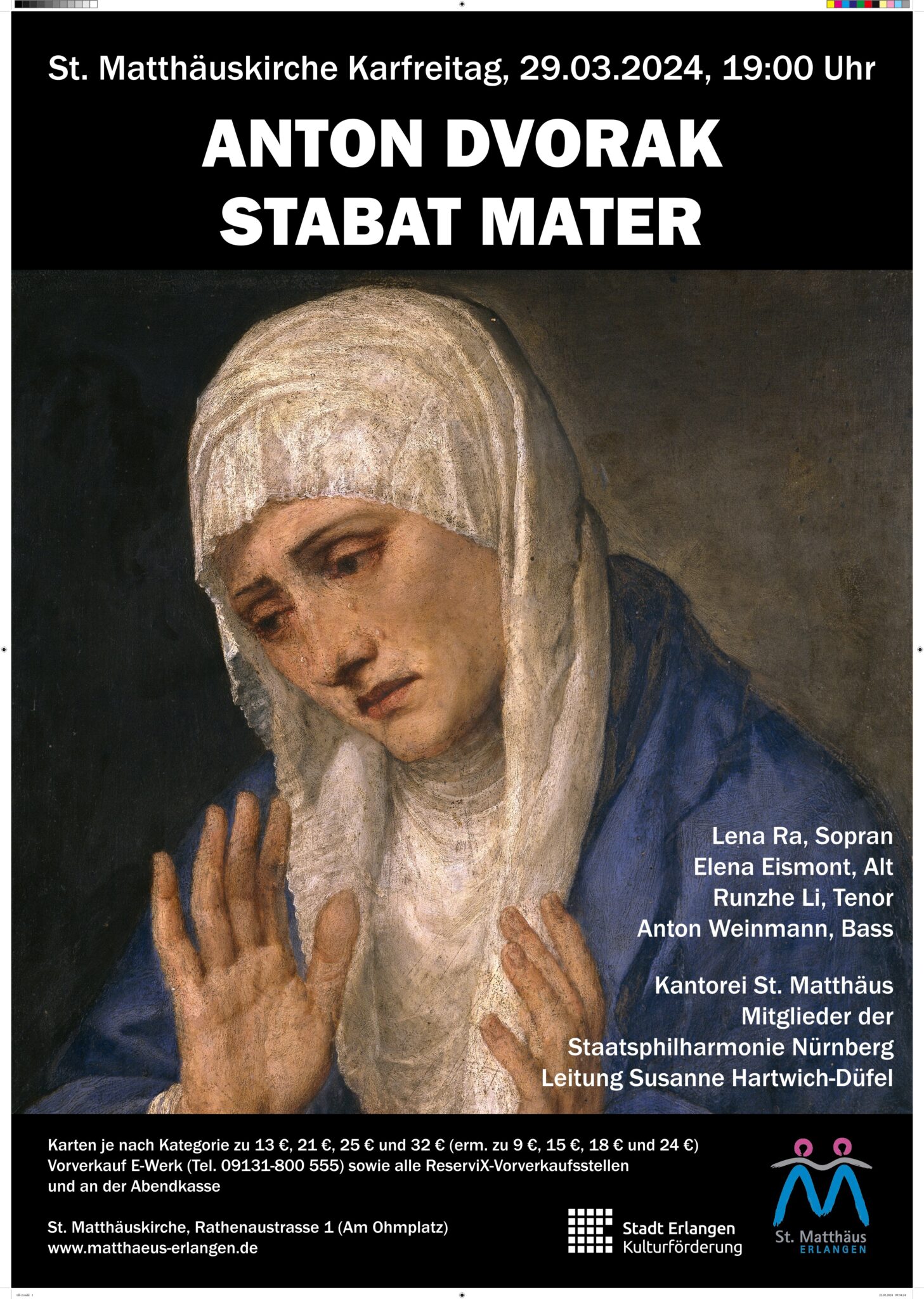 Plakat Stabat Mater St. Matthäus