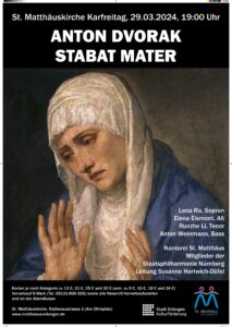 Plakat Stabat Mater St. Matthäus