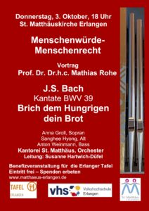 Plakat Menschenrechtekonzert