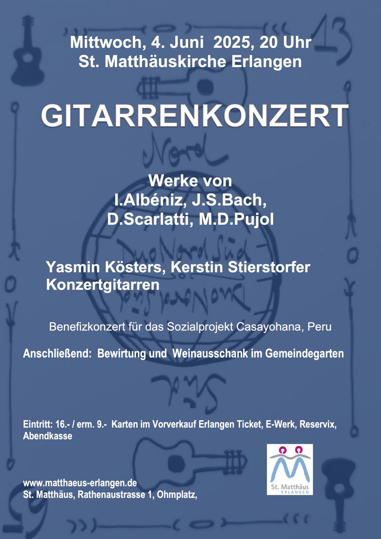 Plakat Gitarrenkonzert 25