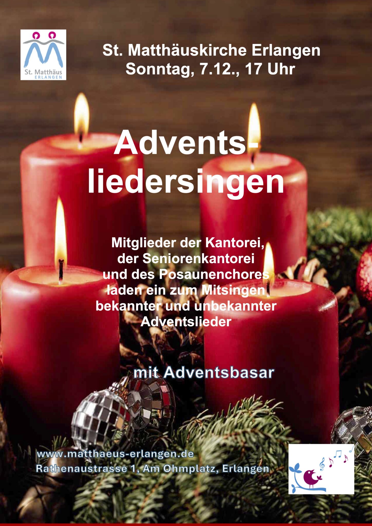 2Plakat Adventlieder 2025